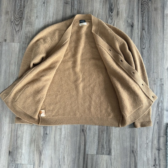 Vintage Brooks Brothers Camel Hair Cardigan - Picture 7 of 15